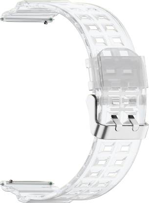 ACM Watch Strap Transparent Design for Zepp Z Smartwatch Belt Band White Smart Watch Strap