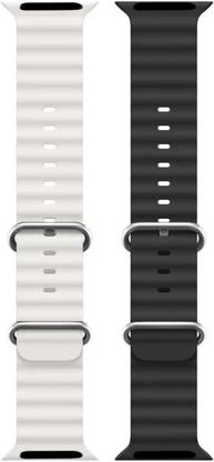 BLACK LOVIES Ocean Smart Watch Strap Belt for Ultra Watch 49 mm, Series 8 / 7 45 mm, Series 6 / 5 / 4 44 mm, Series 3 / 2 / 1 42 mm, T800 Ultra, Watch 8 Ultra, i8 Pro Max, W26, T800 Smart Watch Strap