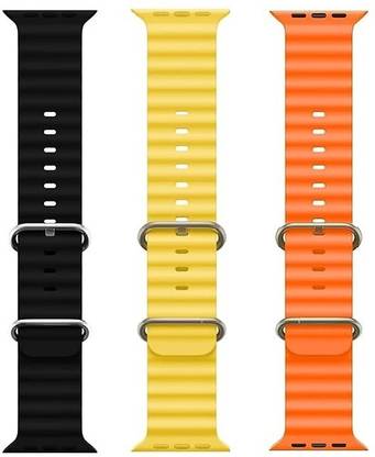 Setster Ocean Smart Watch Strap Belt for Ultra Watch 49 mm, Series 8 / 7 45 mm, Series 6 / 5 / 4 44 mm, Series 3 / 2 / 1 42 mm, T800 Ultra, Watch 8 Ultra, i8 Pro Max, W26, T800,T900,T10,I8 pro,I7 pro,S8 ultra,watch 8,Watch 9 Smart Watch Strap