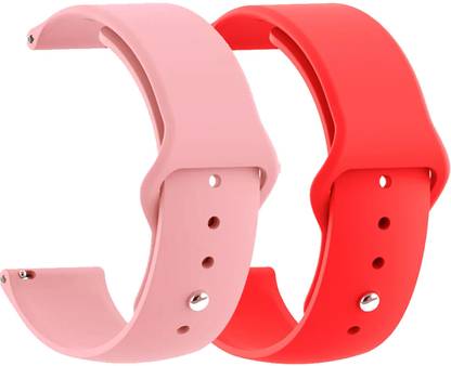 AOnes Pack of 2 Silicone Belt Watch Strap for Noise Active 2 Smart Watch Strap
