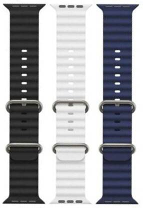 FORTUNATE Ocean Smart Watch Strap Belt for Ultra Watch 49 mm, Series 8 / 7 45 mm, Series 6 / 5 / 4 44 mm, Series 3 / 2 / 1 42 mm, T800 Ultra, Watch 8 Ultra, i8 Pro Max, W26, T800, 49mm, series 6/5 45mm, series 3//2/1 41mm Smart Watch Strap