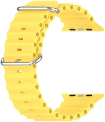 Juberous Ocean Loop 38mm/40mm/41mm Band for Watch Series SE 8/7/6/5/4/3/2/1 Yellow Smart Watch Strap