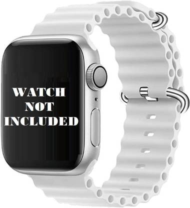 MobiLooks Ocean iWatch Ultra 49mm /45mm/44mm/42mm/ Series 8/7/6/5/4/3/SE Silicone Loop Band Smart Watch Strap