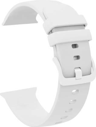 ACM Sliding Watch Strap Silicone Color Hook for Apple Watch Series 1 42mm Smartwatch Belt Band White Smart Watch Strap