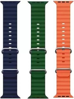 Cheetah Ocean Smart Watch Strap Belt for Ultra Watch 49 mm, Series 8 / 7 45 mm, Series 6 / 5 / 4 44 mm, Series 3 / 2 / 1 42 mm, T800 Ultra, Watch 8 Ultra, i8 Pro Max, W26, T800 Smart Watch Strap