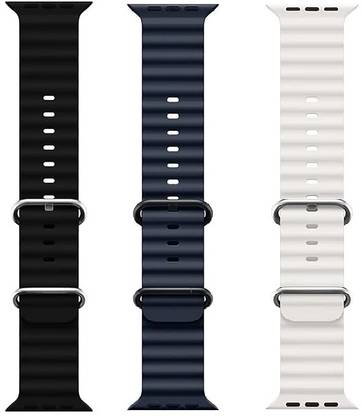 Setster Ocean Smart Watch Strap Belt for Ultra Watch 49 mm, Series 8 / 7 45 mm, Series 6 / 5 / 4 44 mm, Series 3 / 2 / 1 42 mm, T800 Ultra, Watch 8 Ultra, i8 Pro Max, W26, T800,T900,T10,I8 pro,I7 pro,S8 ultra,watch 8,Watch 9 Smart Watch Strap