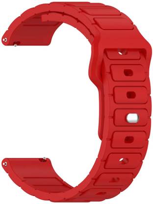 AOnes 20mm Watch Strap Silicone Button Closure Belt for Galaxy Active 2 Smart Watch Strap