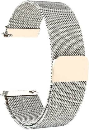 Equipagecart 22mm Stainless Steel Milanese Magnetic Strap Band Smart Watch Strap