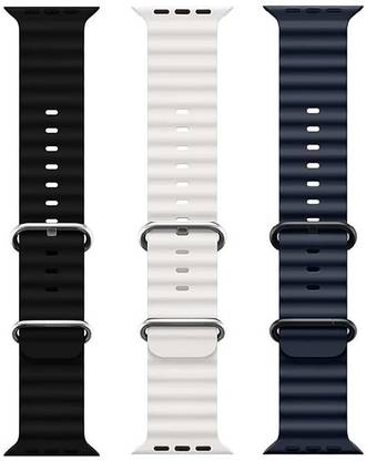 Setster Ocean Smart Watch Strap Belt for Ultra Watch 49 mm, Series 8 / 7 45 mm, Series 6 / 5 / 4 44 mm, Series 3 / 2 / 1 42 mm, T800 Ultra, Watch 8 Ultra, i8 Pro Max, W26, T800,T900,T10,I8 pro,I7 pro,S8 ultra,watch 8,Watch 9 Smart Watch Strap