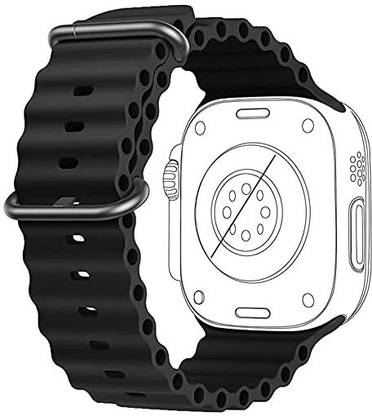 IBS Ocean Band Compatible with Apple Watch Straps 42mm 44mm 45mm and 49mm Adjustable Smart Watch Strap