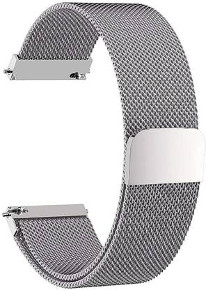Equipagecart 22mm Stainless Steel Milanese Magnetic Strap Band Smart Watch Strap