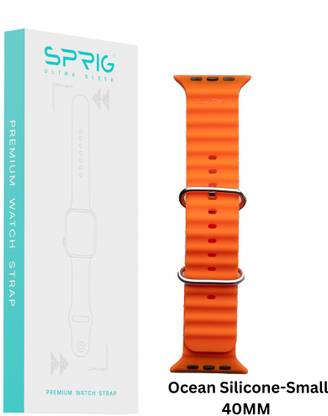 Sprig Liquid Silicon Ocean Strap for iWatch Series 4 (Small 40MM) Smart Watch Strap