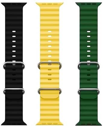 Webilla Ocean Smart Watch Strap Belt for Ultra Watch 49 mm, Series 8 / 7 45 mm, Series 6 / 5 / 4 44 mm, Series 3 / 2 / 1 42 mm, T800 Ultra, Watch 8 Ultra, i8 Pro Max, W26, T800,T900,T10,I8 pro,I7 pro,S8 ultra,watch 8,Watch 9 Smart Watch Strap