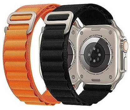 Cheetah Alpine Loop Nylon Replacement Lightweight Washable Flexible Band 49/45/44/42mm Smart Watch Strap