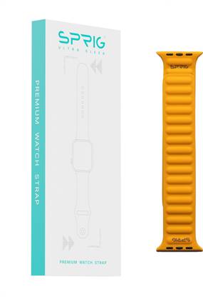 Sprig Soft Liquid Silicon Strap for iWatch Series 8 (Large 45MM) Smart Watch Strap