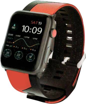 manra Soft Silicone Double Shade Color Loop Band/Strap Compatible with Apple Watch Ultra 49mm 45mm 44mm 42mm, Adjustable Loop Breathable Sport Strap Men Women for iWatch Bands Series 8 7 6 5 4 3 2 1 SE Smart Watch Strap Smart Watch Strap