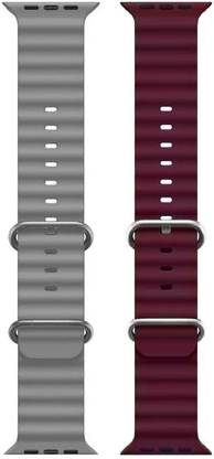 BLACK LOVIES Ocean Smart Watch Strap Belt for Ultra Watch 49 mm, Series 8 / 7 45 mm, Series 6 / 5 / 4 44 mm, Series 3 / 2 / 1 42 mm, T800 Ultra, Watch 8 Ultra, i8 Pro Max, W26, T800 Smart Watch Strap