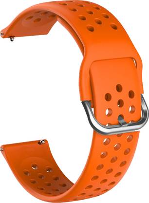 ACM Watch Strap Dot Belt for Fire-Boltt Rise Luxe Bsw204 Smartwatch Orange Smart Watch Strap
