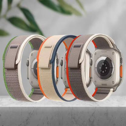 LEEMARA Trail Loop Bands/Straps Compatible with Apple Watch Band 49mm 45mm 44/42mm for iWatch Ultra Series SE 8 7 6 5 4 3 2 1 (Only Loop Strap for Apple iWatch, Watch NOT Included) Smart Watch Strap