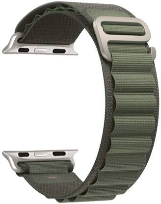 Pureus Alpine Fabric Strap Compatible with Apl & Ultra 8 Series Watch Adjustable Loop Smart Watch Strap