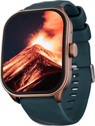 Fastrack Revoltt FS1 Pro|World's First,1.96" Super AMOLED|Highest Resolution|BT Calling Smartwatch  (Teal Strap, Free Size)