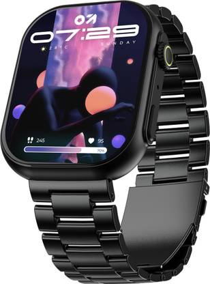 Boult Drift Max 2.01''HD Screen,BT Calling, Working Crown, Complete Health Track, IP68 Smartwatch