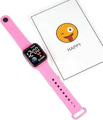 windexa LEDDisplayDigitalWatchWaterproof Square Watch -Digital Watch for Kids Pack of 2 Smartwatch