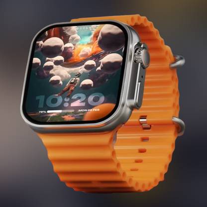 KadWaniya T800 Ultra Smart Watch With Wireless Charging Smartwatch