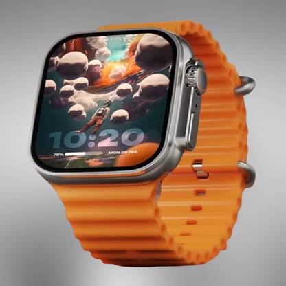 KadWaniya T800 Ultra Smart Watch With Wireless Charging Smartwatch