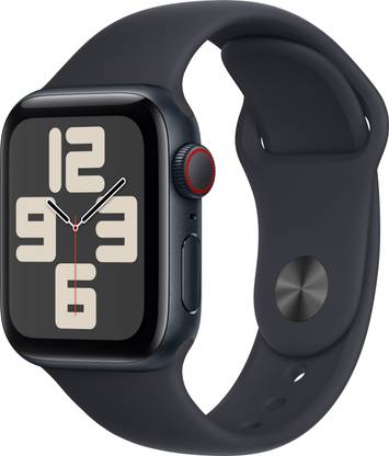 Apple Watch SE GPS + Cellular 40mm Midnight Case & Midnight Sport Band - S/M