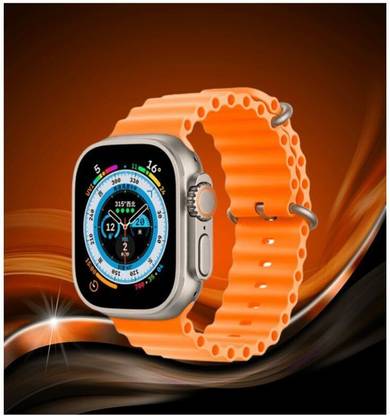 Fuziqra T800 Ultra Smart Watch with Full Screen Touch Display Bluetooth Calling Smartwatch