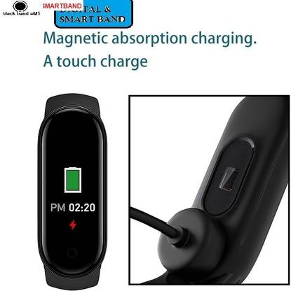 Bymaya F1287 M5_PLUS ACTIVITY TRACKER MULTI SPORTS SMART BAND BLACK(PACK OF 1)
