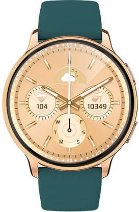 Time Up New Golden Sleek & Big Dial Health and Bluetooth Calling Smartwatch Smartwatch