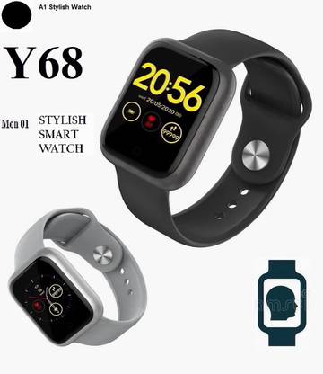 Bydye S1059 D20_PLUSSTEP COUNT SLEEP TRACKER SMART WATCH BLACK(PACK OF 1) Smartwatch