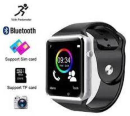 SYARA SHI124_VA26-A1 smart watch Smartwatch (Black Strap, XL) Smartwatch