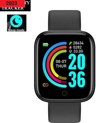Jocoto B58 D20 - PLUS MULTI SPORTS FITNESS TRACKER SMART WATCH BLACK(PACK OF 1) Smartwatch