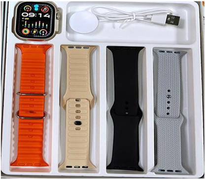 Fuziqra 4 IN 1 T20 Ultra Men Smart Watch(Multicolor) Smartwatch