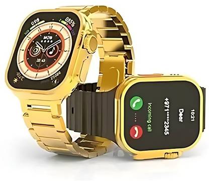 ATSK HUB S9 Ultra Gold Watch With Many Features Bluetooth Call and Smart Notification Smartwatch