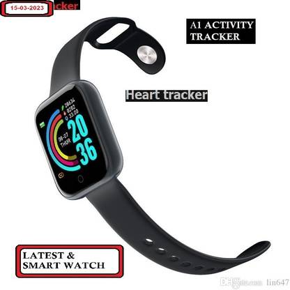 Jocoto B2929 D20 - MAX ACTIVITY TRACKER MULTI FACES SMART WATCH BLACK(PACK OF 1) Smartwatch