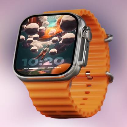 KadWaniya T800 Ultra Smart Watch With Wireless Charging Smartwatch