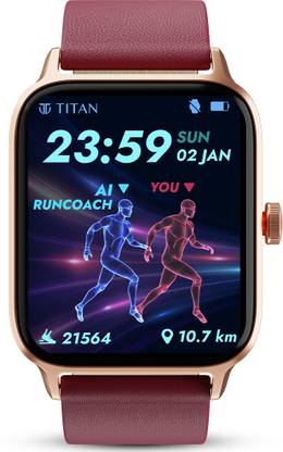 Titan Traveller|India's First FITVERSE|Advanced In-Built GPS|Running Courses|Fitness Smartwatch