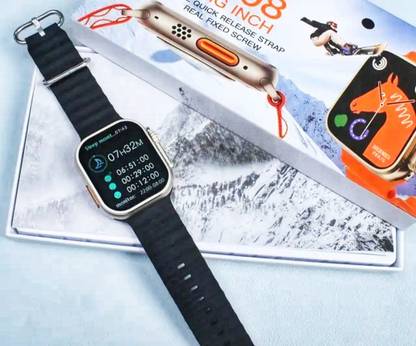 Faux Rabit Series 8 Ultra With Calculator WATERPROOF NFC Bluetooth Call with fast charging Smartwatch
