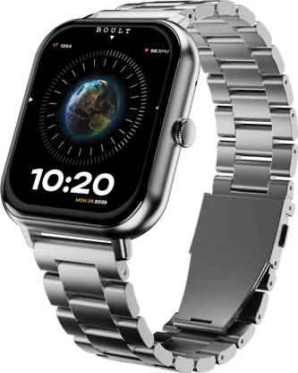 Boult Drift+ Bluetooth Calling, 1.85" HD, 500 Nits Brightness, 150+ Watchfaces, SpO2 Smartwatch