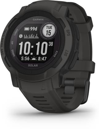GARMIN Instinct 2 Solar, Battery Up to 28 days/Unlimited with solar*, Tracback Routing Smartwatch