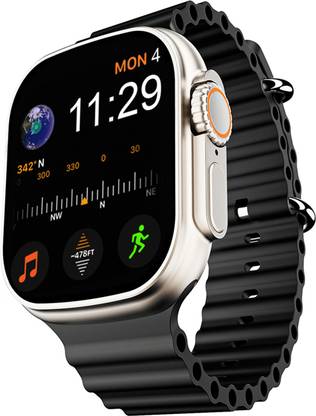 ADCOM Pro 1.96" Big Display Smartwatch with Bluetooth Calling Wireless Charging Smartwatch