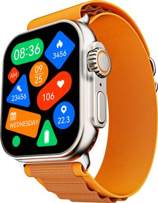 boAt Wave Elevate Pro w/ 4.97 CM(1.96'') AMOLED Display, BT Calling, Functional Crown Smartwatch