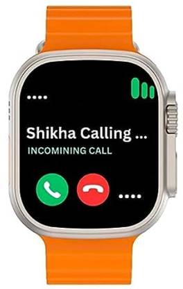 FRONY HYT_595A_Biggest Display Smart Watch with Bluetooth Calling T800 Ultra(Orange) Smartwatch
