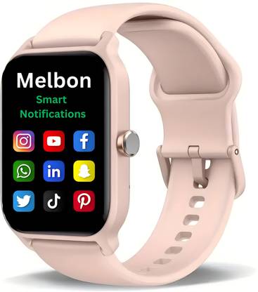 Melbon H9 BT Calling, Fitness tracking Multiple Watch Faces,Sleep Monitor,Heart & SpO2 Smartwatch