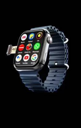 BEST BOOST T800 black Ultra Edition smart watch with WiFi GPS T800 4G S8 Sim Card Smartwatch