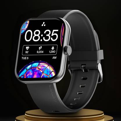 Ambrane Wise Eon Max with 2.01'' Lucid display, BT Calling, with customisable watch face Smartwatch